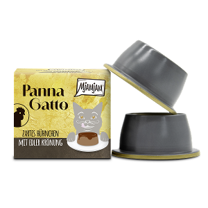 Mjamjam Panna Gatto 2 x 80g malse kip met een verfijnde topping